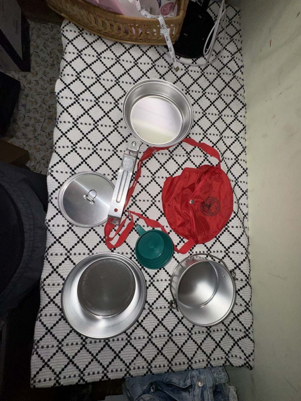 Vintage Boy Scouts of America Open Country Aluminum Mess Kit with Carrying Case